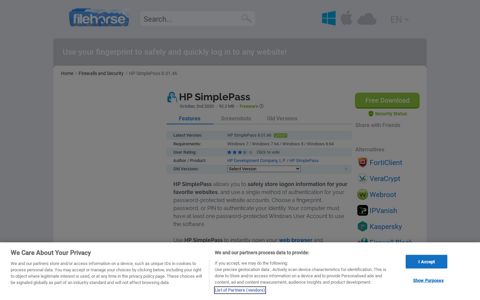 HP SimplePass Download (2020 Latest) for Windows 10, 8, 7