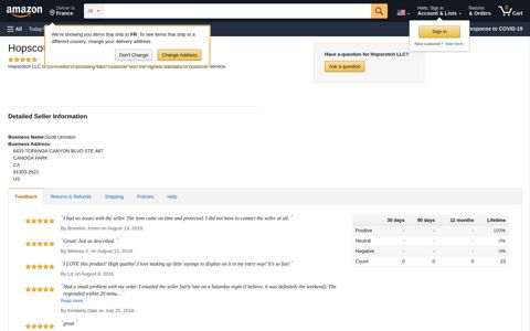 Hopscotch LLC - Amazon.com Seller Profile