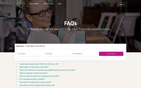 Online Installment Loans FAQ | Jora