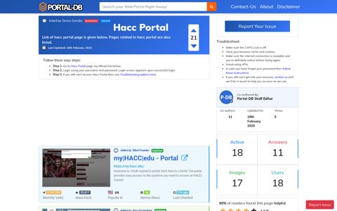 Hacc Portal