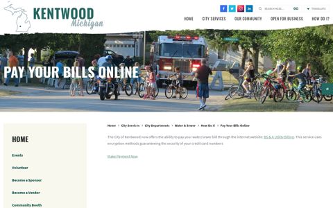pay your bills online - Welcome to Kentwood, MI