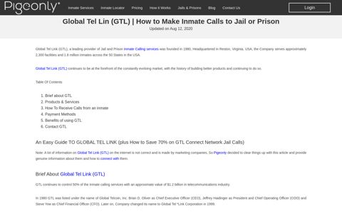 Global Tel Link (GTL) | Make Inmate Calls to Jail or Prison ...