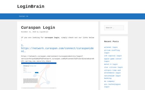 curaspan login - LoginBrain