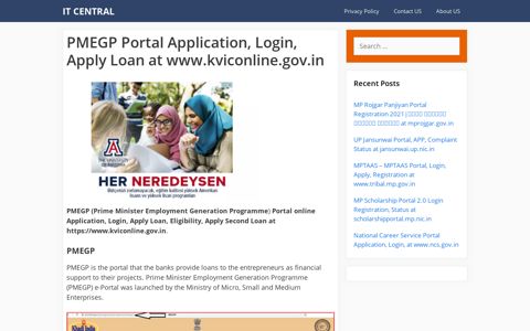 PMEGP Portal Application, Login, Apply Loan at www ...