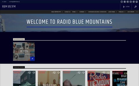 RBM 89.1FM | The Voice, Heart and Soul of the Blue Mountains
