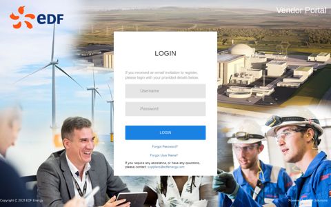 EDF Energy Supplier Portal
