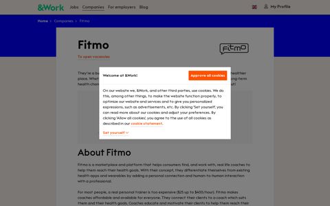 Fitmo Jobs & Company Info - AndWork