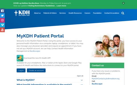 MyKDH Patient Portal - King's Daughters' Health