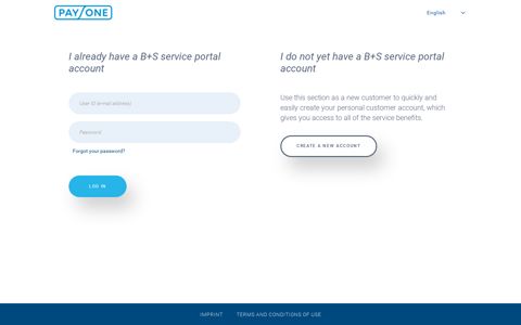 B+S Service Portal Login