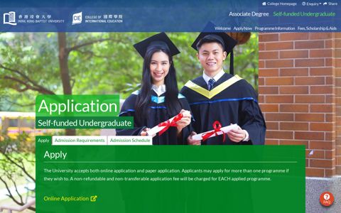 Application - HKBU CIE