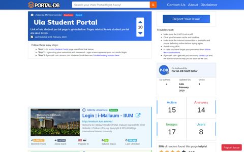 Uia Student Portal