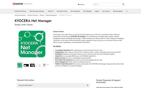 KYOCERA Net Manager - KYOCERA Document Solutions Mid ...