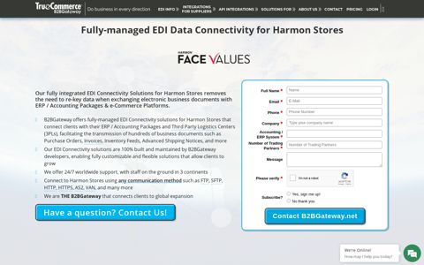 Harmon Stores EDI & API Full-Service Integration | B2BGateway