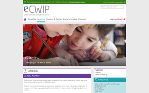 Edsential | eCWIP for Education - Cheshire West Industry ...
