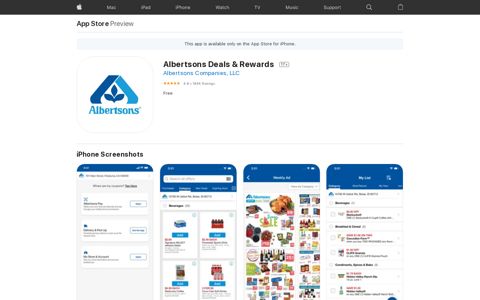 ‎Albertsons Deals & Rewards on the App Store