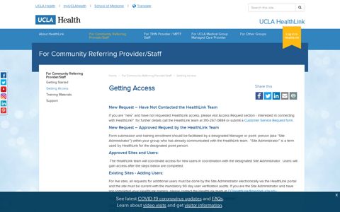 Getting Access - UCLA HealthLink - UCLA Health - Los ...