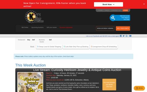 Upcoming Auctions - Kastner Auctions
