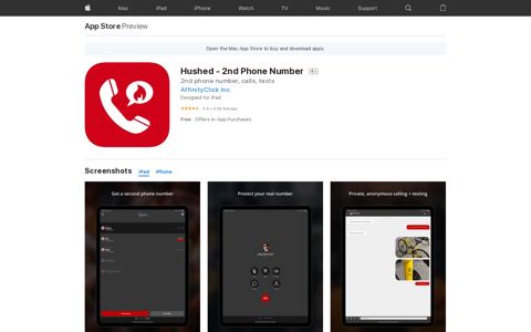 ‎Hushed - 2nd Phone Number on the App Store