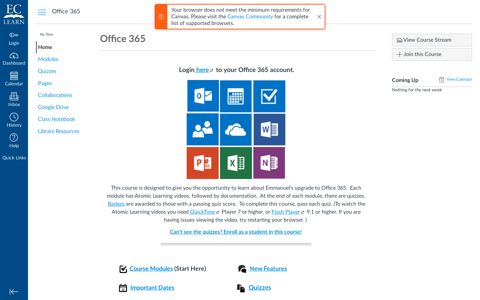 Office 365 - EC Learn