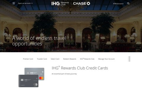 Home | IHG Rewards Club Credit Card | Chase.com