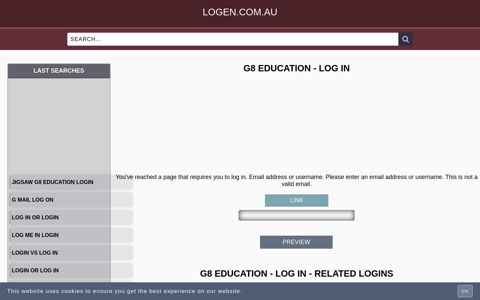 G8 Education - Log in - Australian websites Login - logen