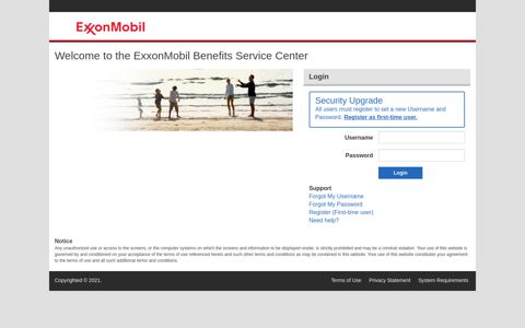 ExxonMobil Benefits Service Center - benefitsweb.com