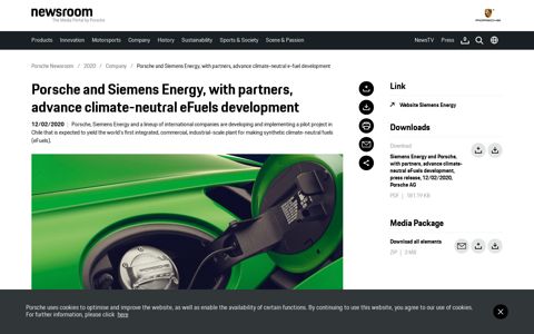 Porsche and Siemens Energy, with partners, advance climate ...