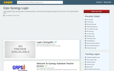 Grps Synergy Login - Loginii.com