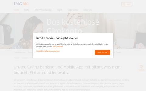Online Banking - ING Austria - ING-DiBa