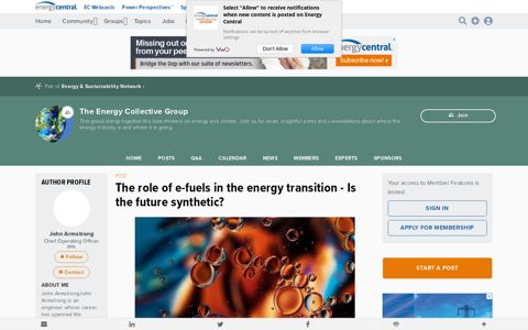 The role of e-fuels in the energy transition - Is the future ...