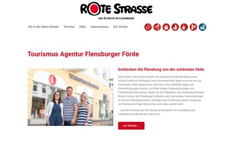Tourismus Agentur Flensburger Förde - Rote Strasse, Flensburg
