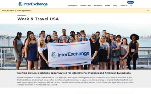 Work & Travel USA · InterExchange