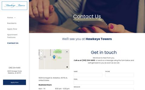 Contact Us - Hawkeye Towers