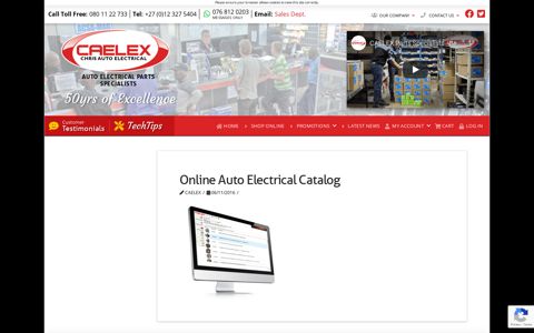 Online Auto Electrical Catalog | CAELEX