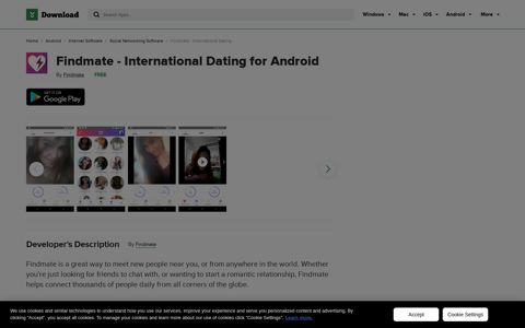Findmate - International Dating - Free download and software ...