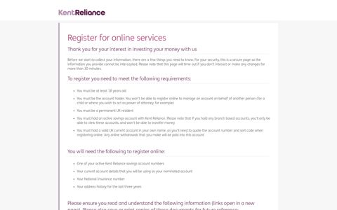 IB-Registration - Kent Reliance
