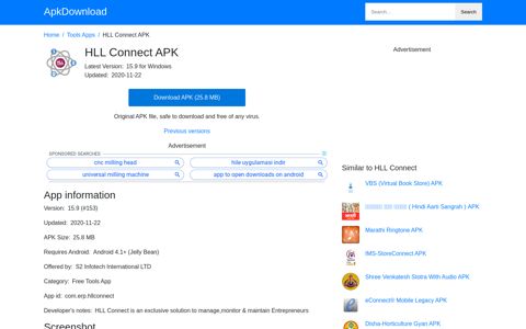 HLL Connect 15.9 apk download for Windows (10,8,7,XP ...