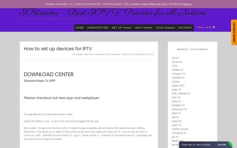 How to set up devices for IPTV