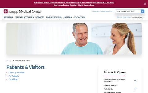 Patients & Visitors - Knapp Medical Center