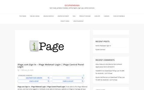 iPage.com Sign In – iPage Webmail Login | iPage Control ...