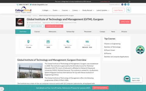 Global Institute of Technology and Management (GITM ...