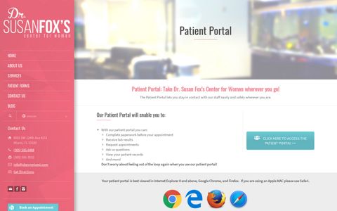 Stay in Contact with Patient Portal | Dr. Susan Fox, Miami's OB ...