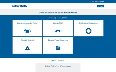 Balfour Beatty Driver Portal - Welcome