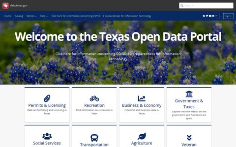 Texas Open Data Portal - Texas.gov