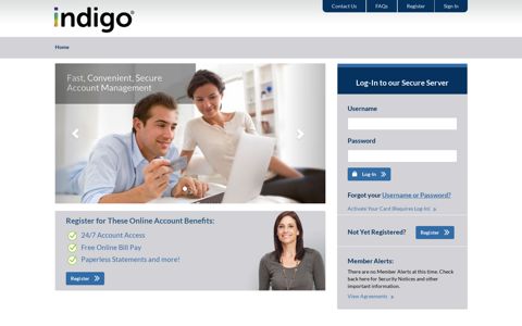 Indigo Platinum MasterCard: Home Page