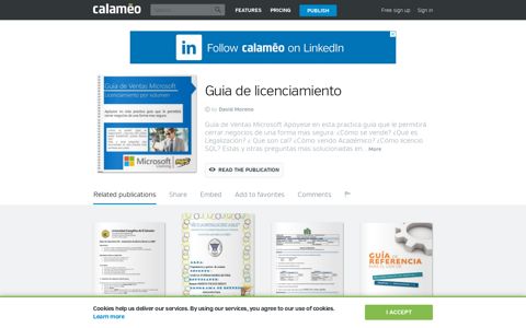 Guia de licenciamiento - Calaméo