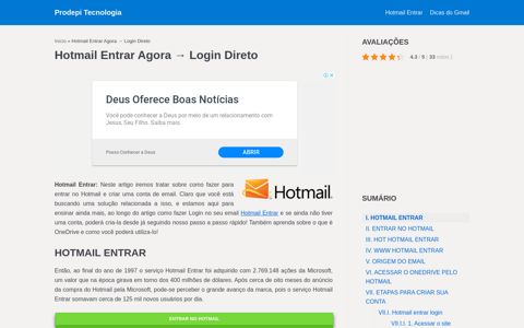 Hotmail Entrar Agora 🥈 Login Direto 🥈 [www hotmail entrar]