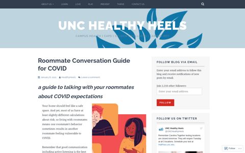 UNC Healthy Heels – Campus Health | CAPS | STUDENT ...