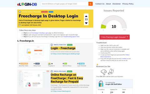 Freecharge In Desktop Login - login login login login 0 Views