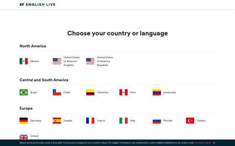 EF English Live | Select your language